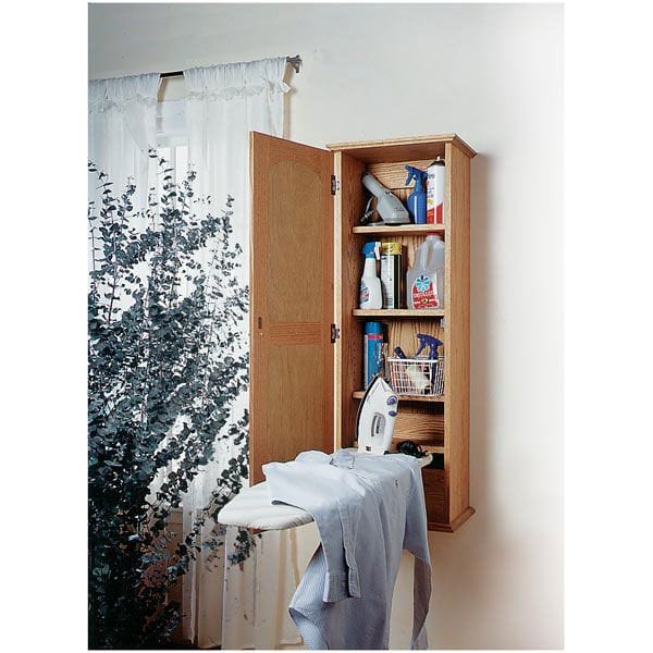 Woodworking Project Paper Plan to Build Ironing-Board Hideaway - Image 1