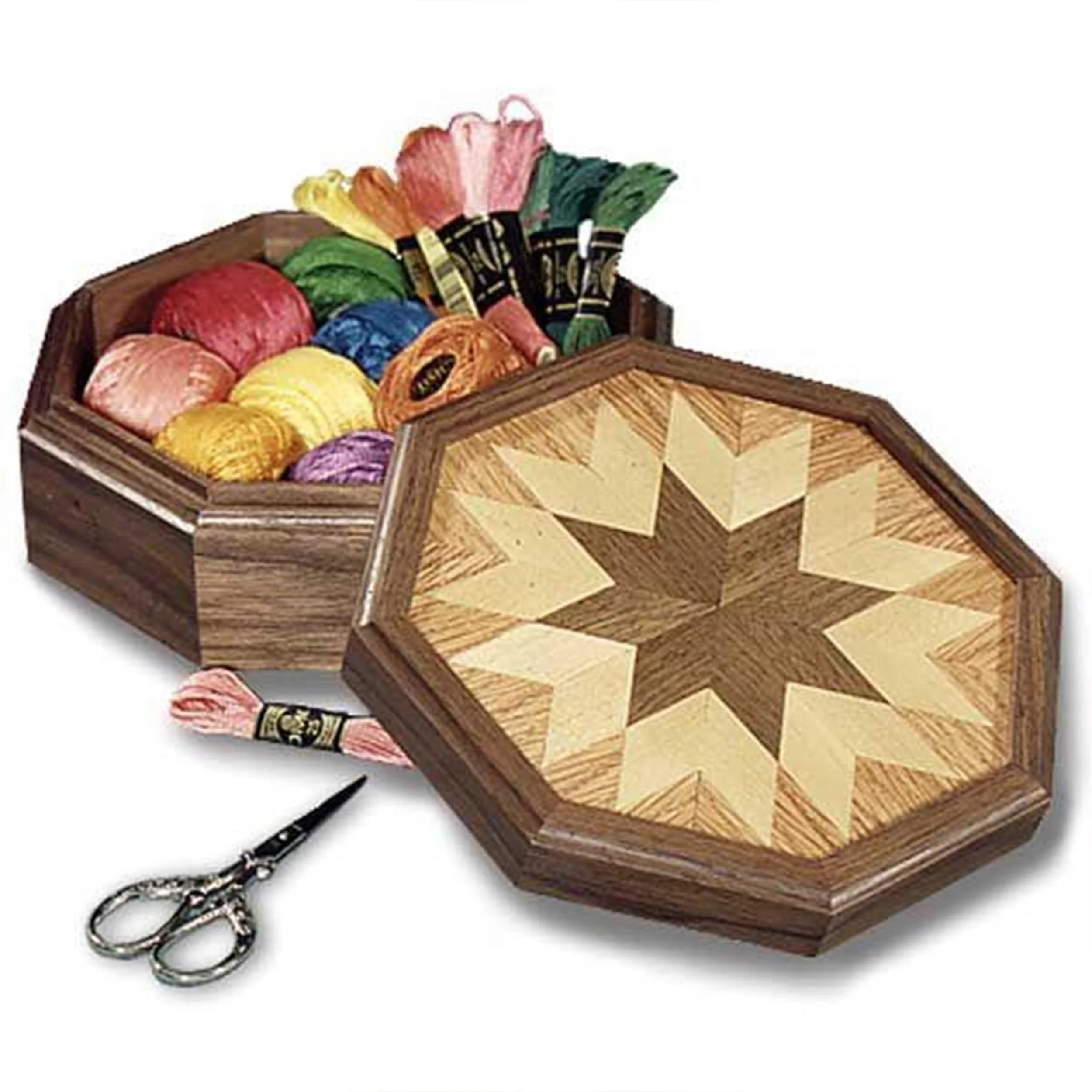 Downloadable Woodworking Project Plan to Build Country All-Star Keepsake Box - Image 1