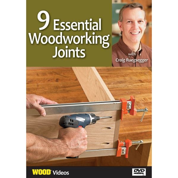 9 Essential Woodworking Joints with Craig Ruegsegger DVD - Image 1