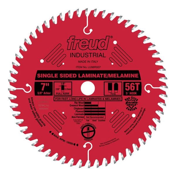 7" Single Sided Laminate/Melamine Blade - Image 1