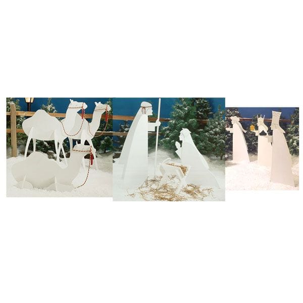 Complete Nativity Set Paper Plan