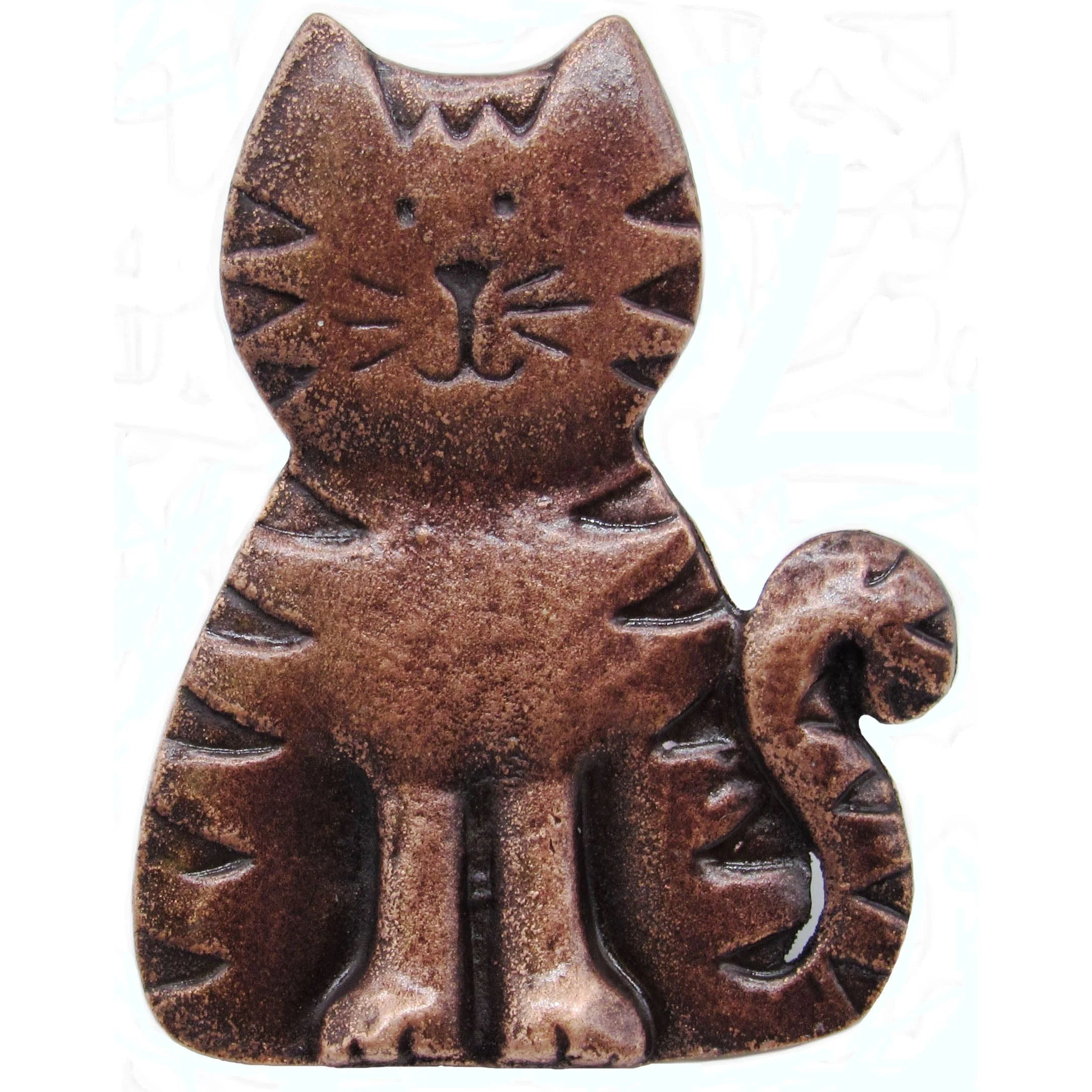 Cat Pull, Antique Copper, Model 097AC - Image 1