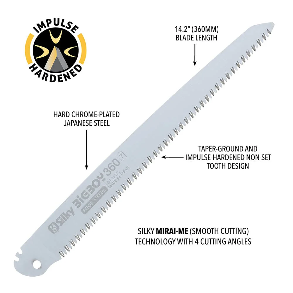 BIGBOY Replacement Blade, 360mm, Large Teeth - Image 2