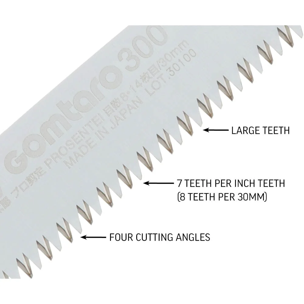GOMTARO Pro-S Replacement Blade, 300mm, Dual Teeth - Image 3