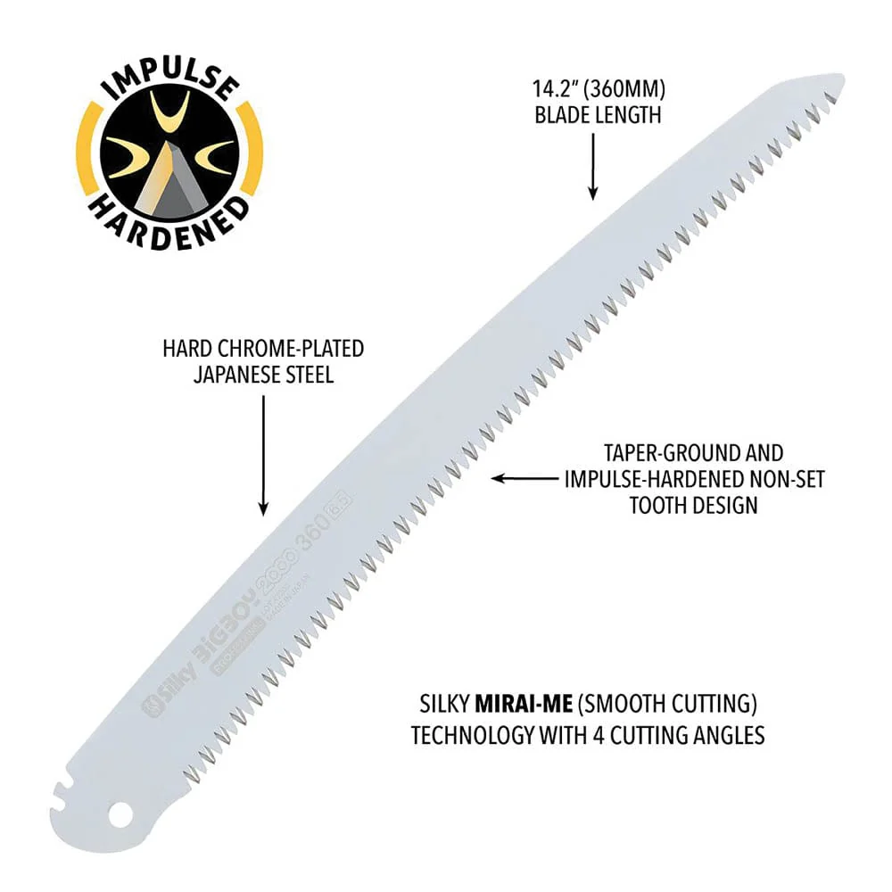 BIGBOY Replacement Blade, 360mm, Extra Large Teeth - Image 3