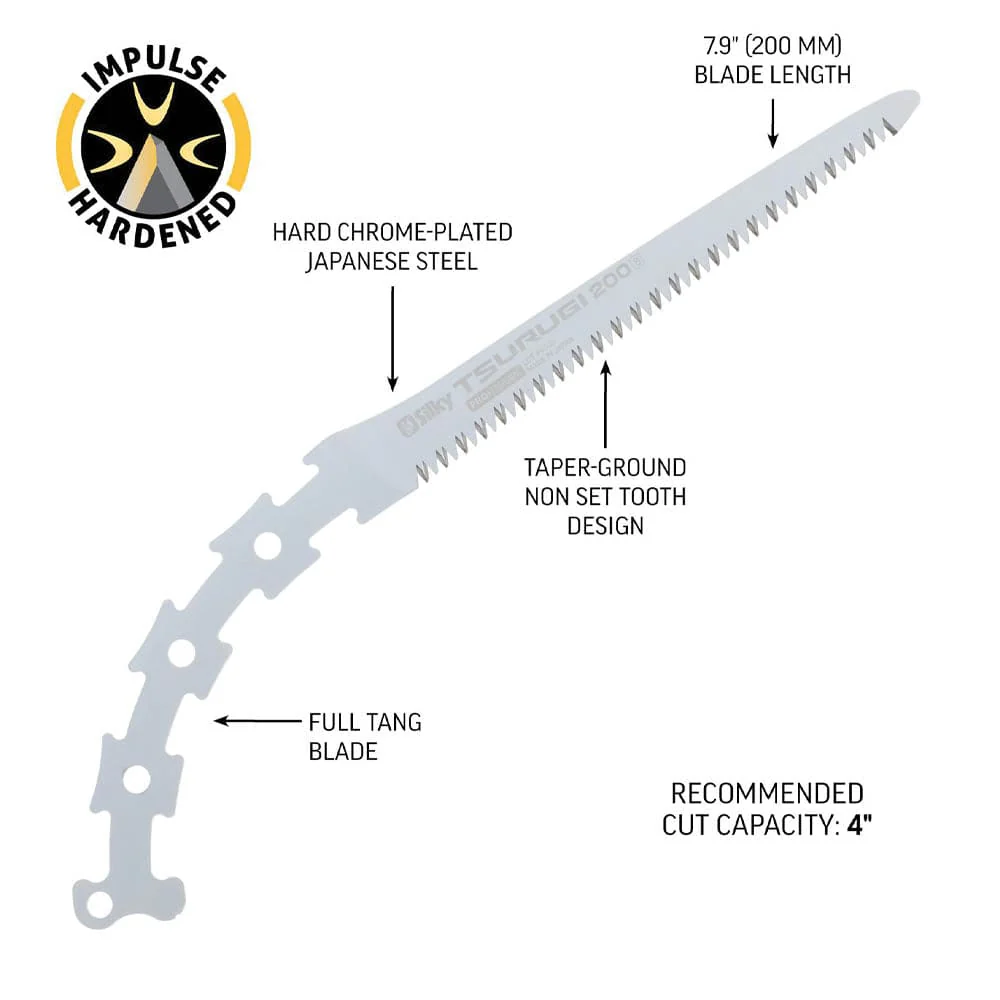 TSURUGI Replacement Blade, 200mm, Large Teeth - Image 2