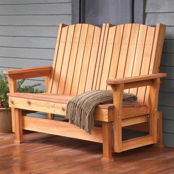 Woodworking Project Paper Plan to Build Easy, Breezy Glider - Image 1