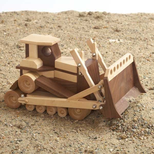 Woodworking Project Paper Plan to Build Construction-Grade Bulldozer - Image 1