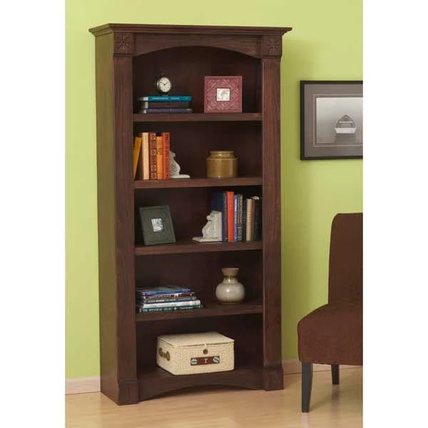 Woodworking Project Paper Plan to Build Classic Bookcase - Image 1