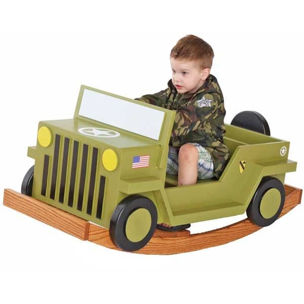 Woodworking Project Paper Plan to Build Rocking Truck - Image 1