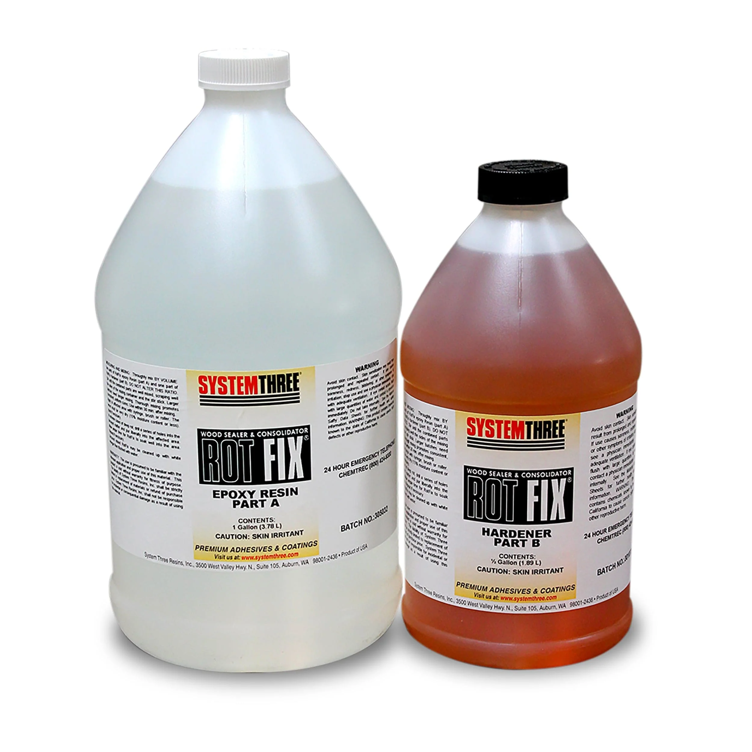 RotFix Epoxy Wood Sealer and Consolidator – 1.5 Gallon Kit