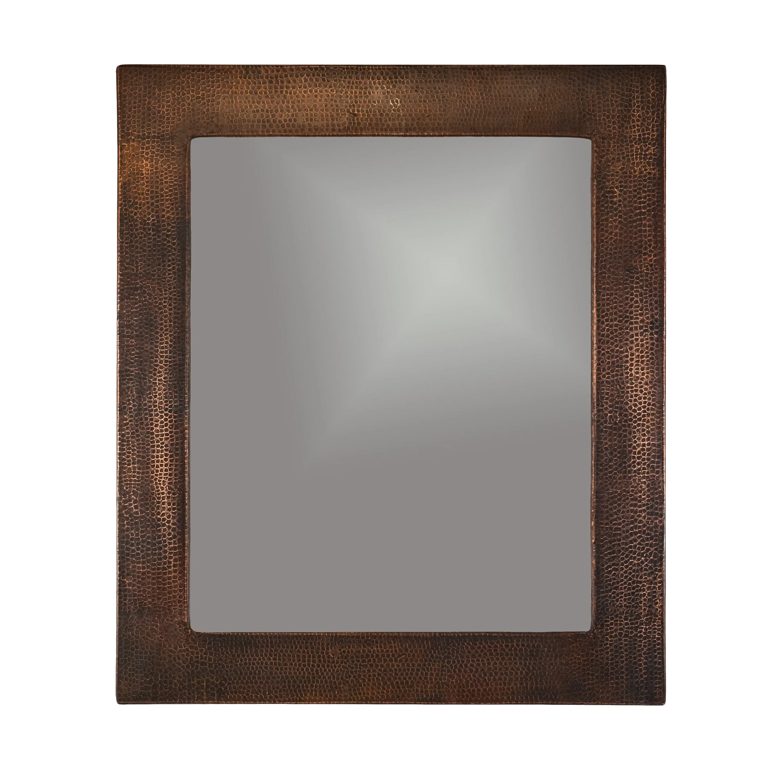 36" Hand Hammered Rectangle Mirror - Image 1