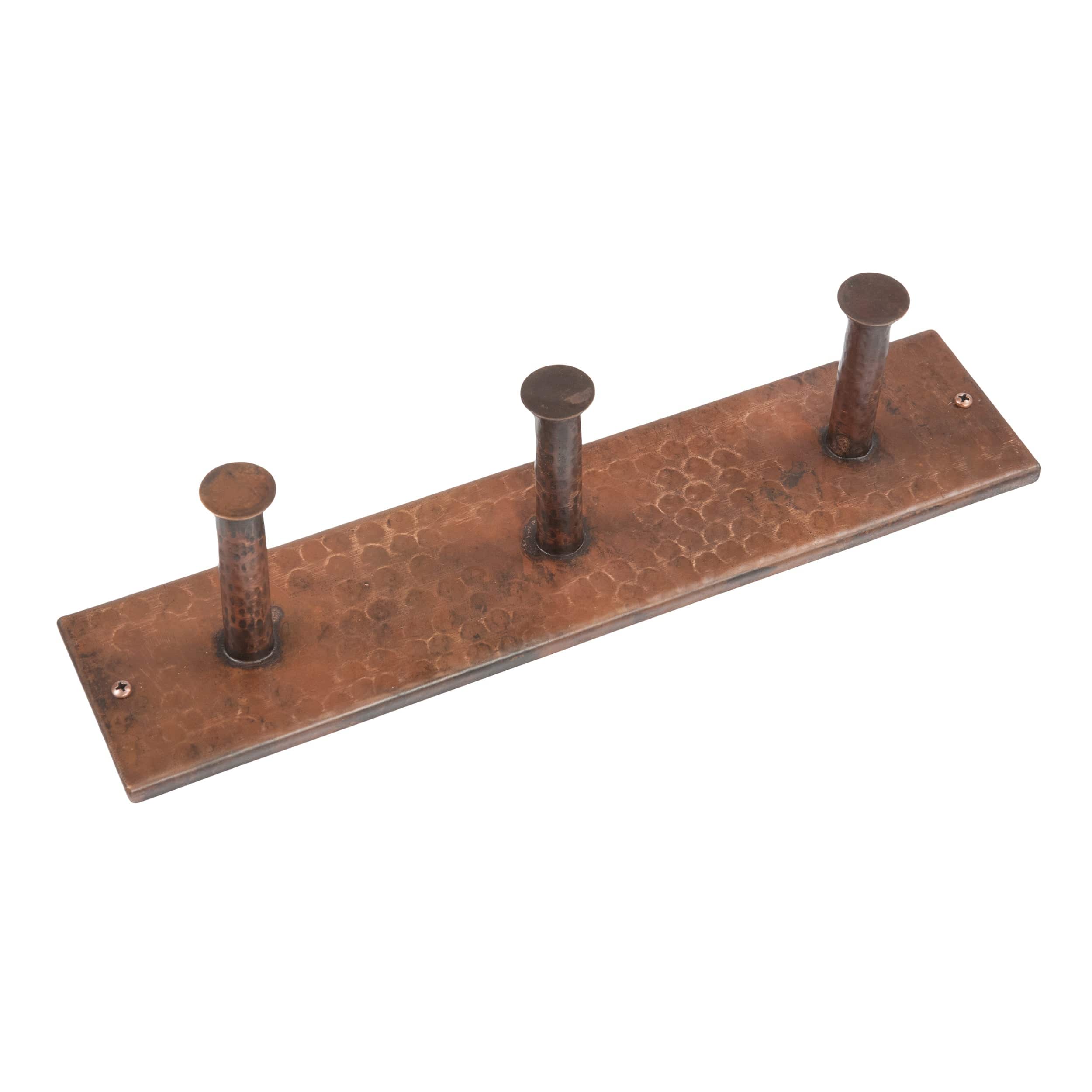 Hand Hammered Triple Robe Hook
