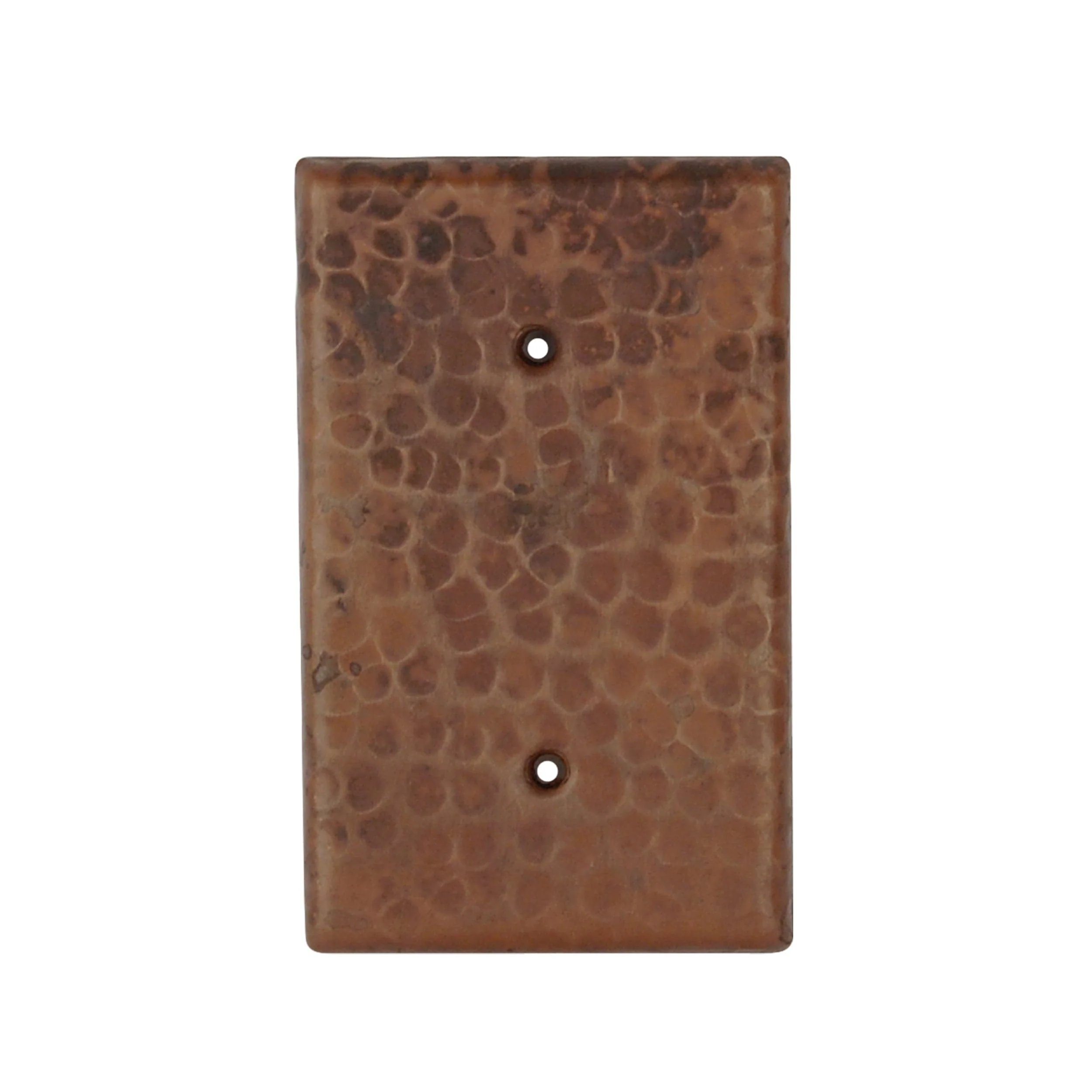 Hand Hammered Switchplate Cover, Two Hole - Image 1