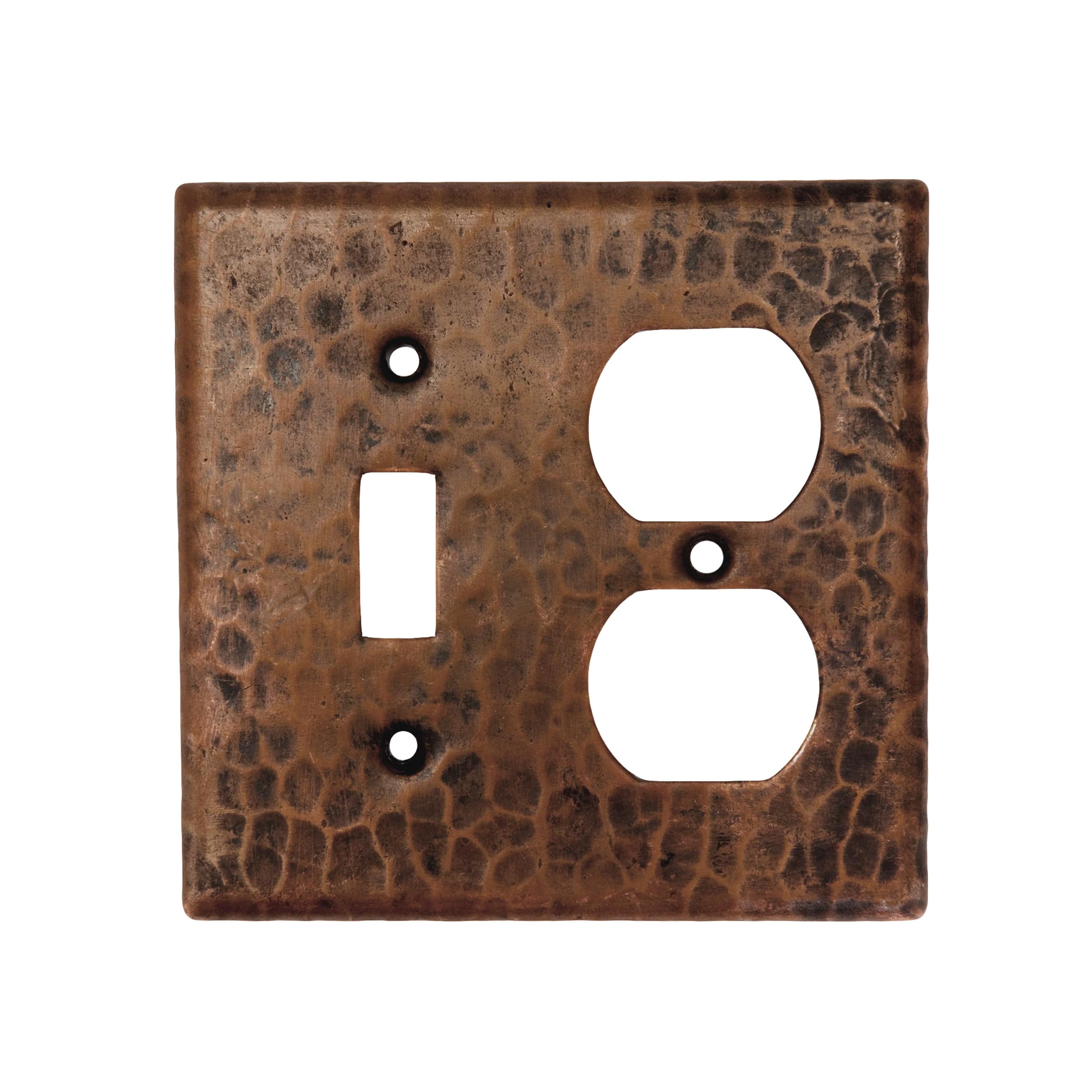 Combination 2-Hole Outlet and Single Toggle Switch Switchplate Cover - Image 2
