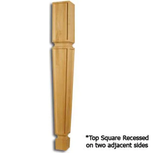 Tapered Mission Dining Table Leg - Image 3