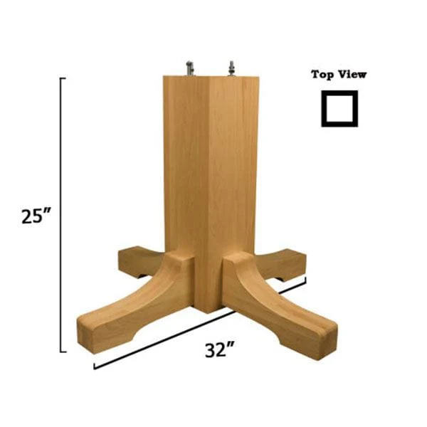 Mission Table Pedestal Base Kit - Image 1