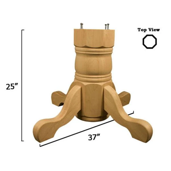 Traditional Table Pedestal Base Kit - Image 2
