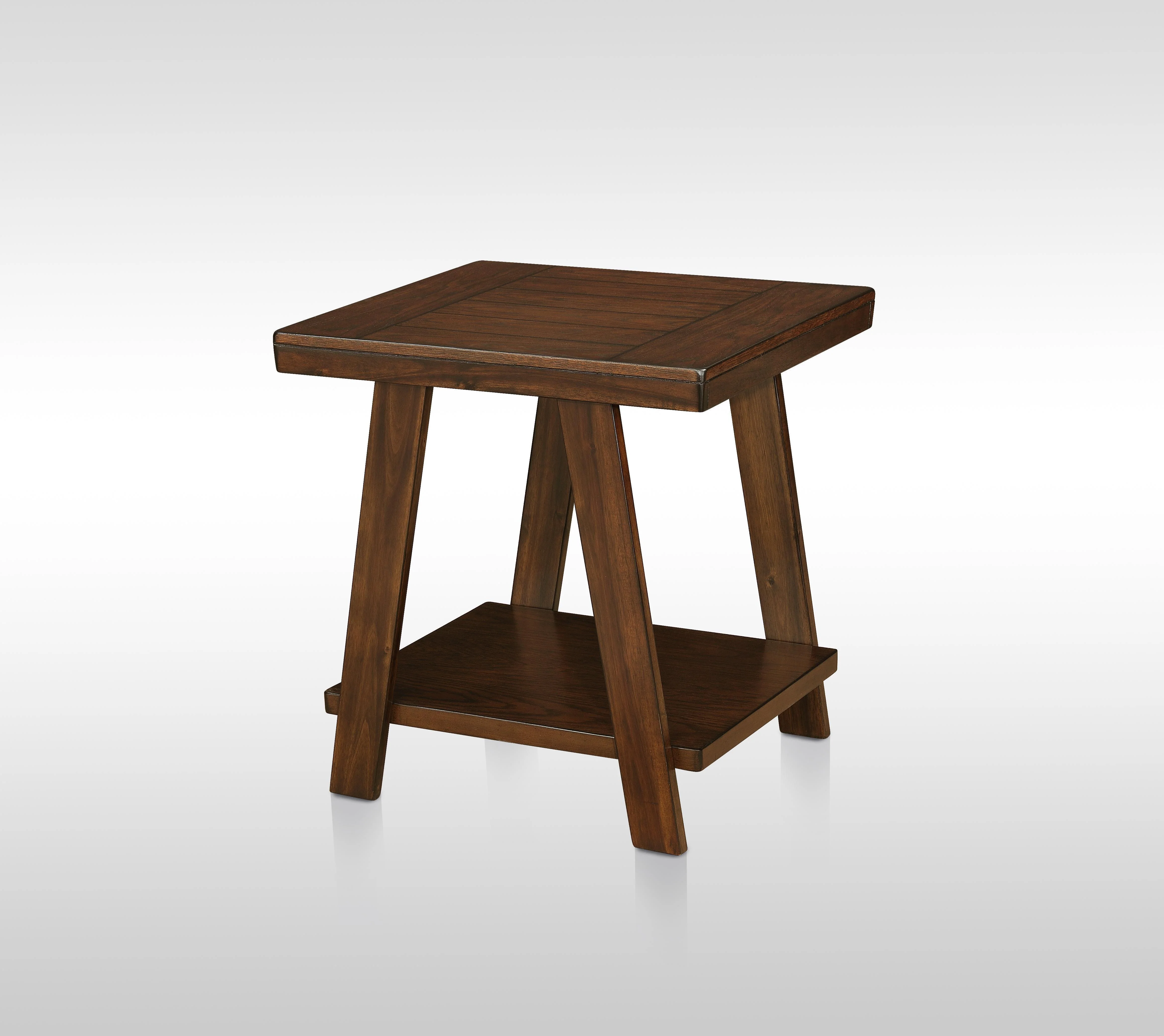 Samhorn Brown 3-Piece Coffee Table Set Angled Legs - Image 3