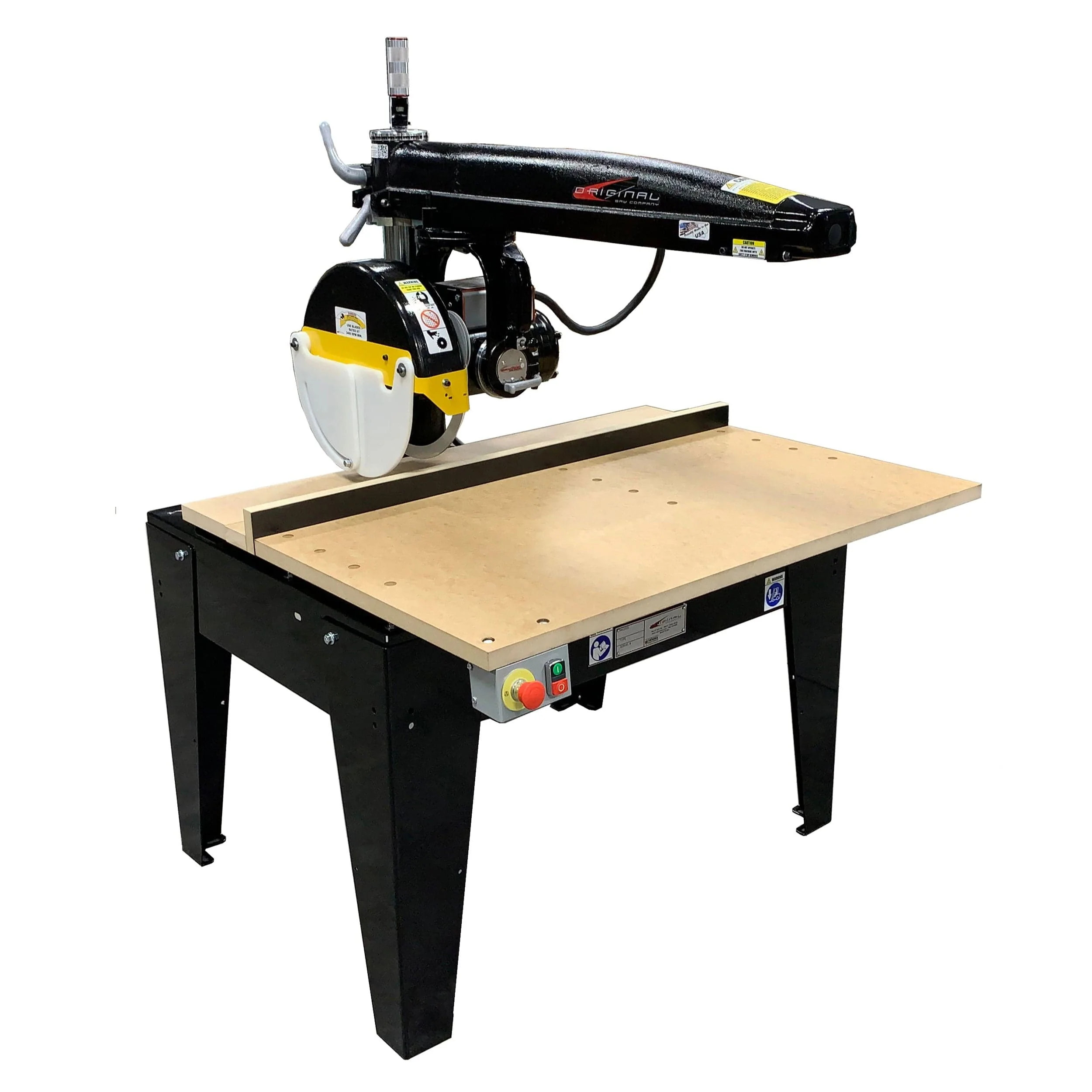 Radial Arm Saw with 14″ Blade and 24″ Crosscut – 5 HP 3 PH 208/230V