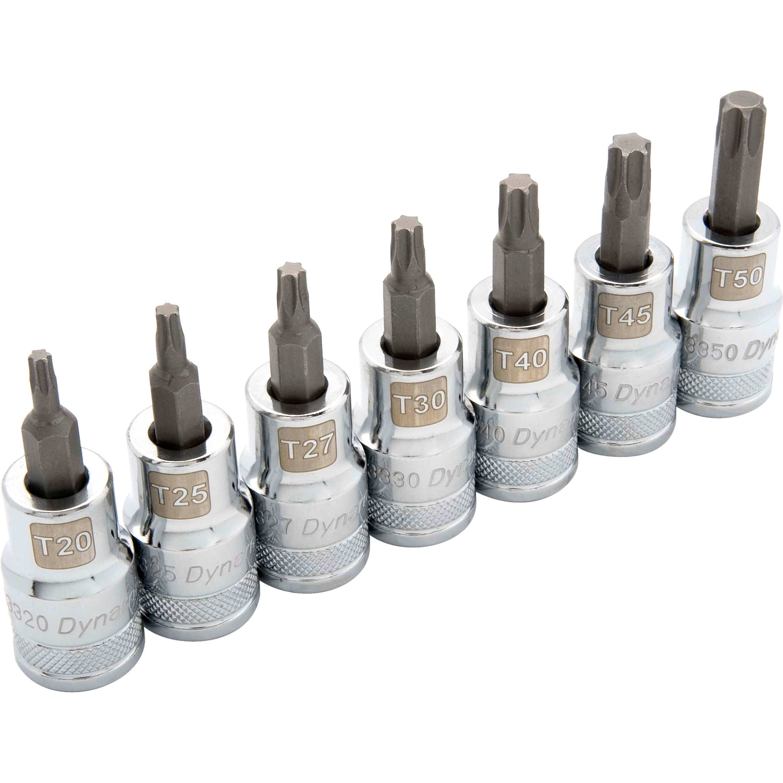 1/2" Drive 7pc Standard Torx® Socket Set -  T20 - T50 - Image 1