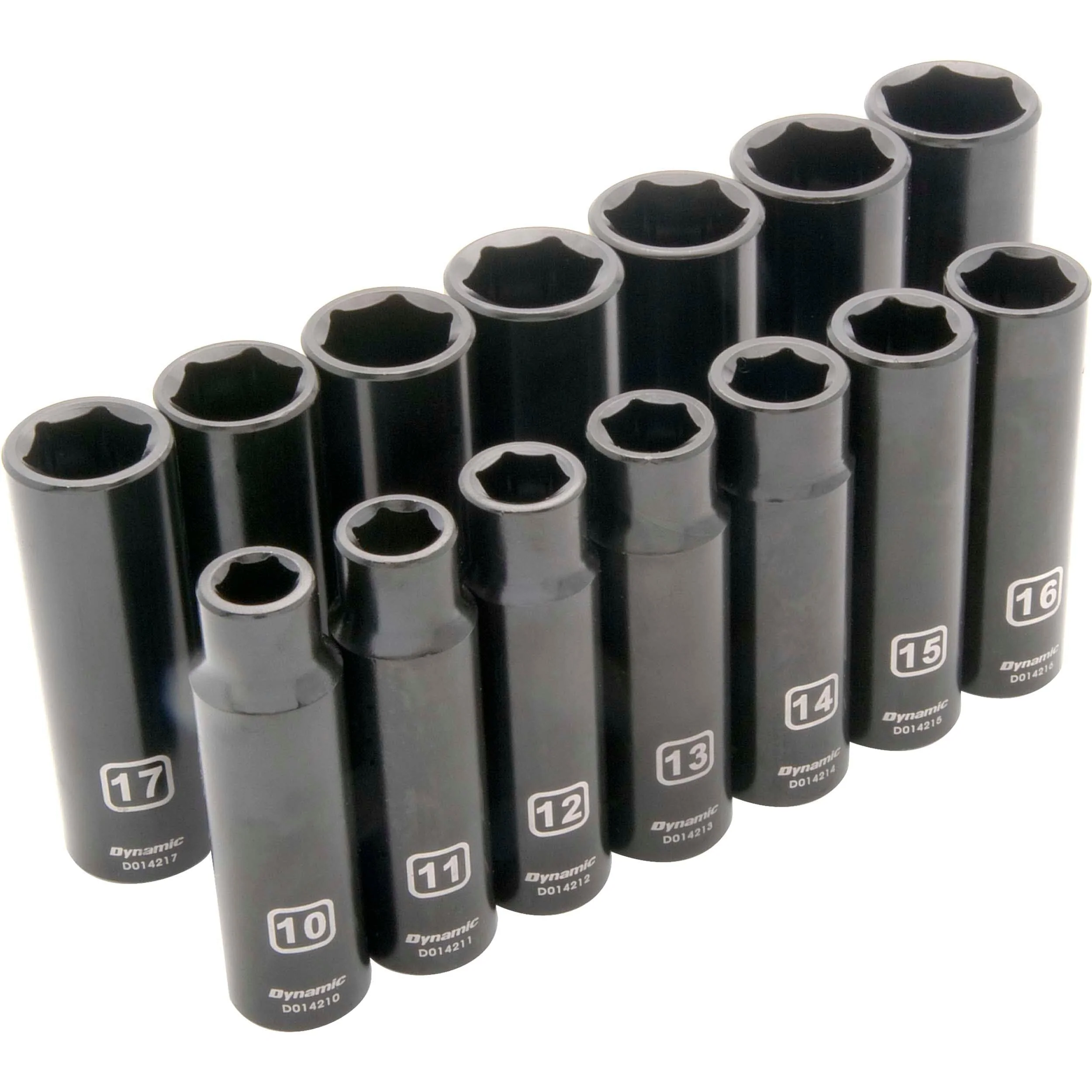 1/2″ Drive 14pc 6-Point Deep Impact Metric Socket Set, 10mm – 23mm