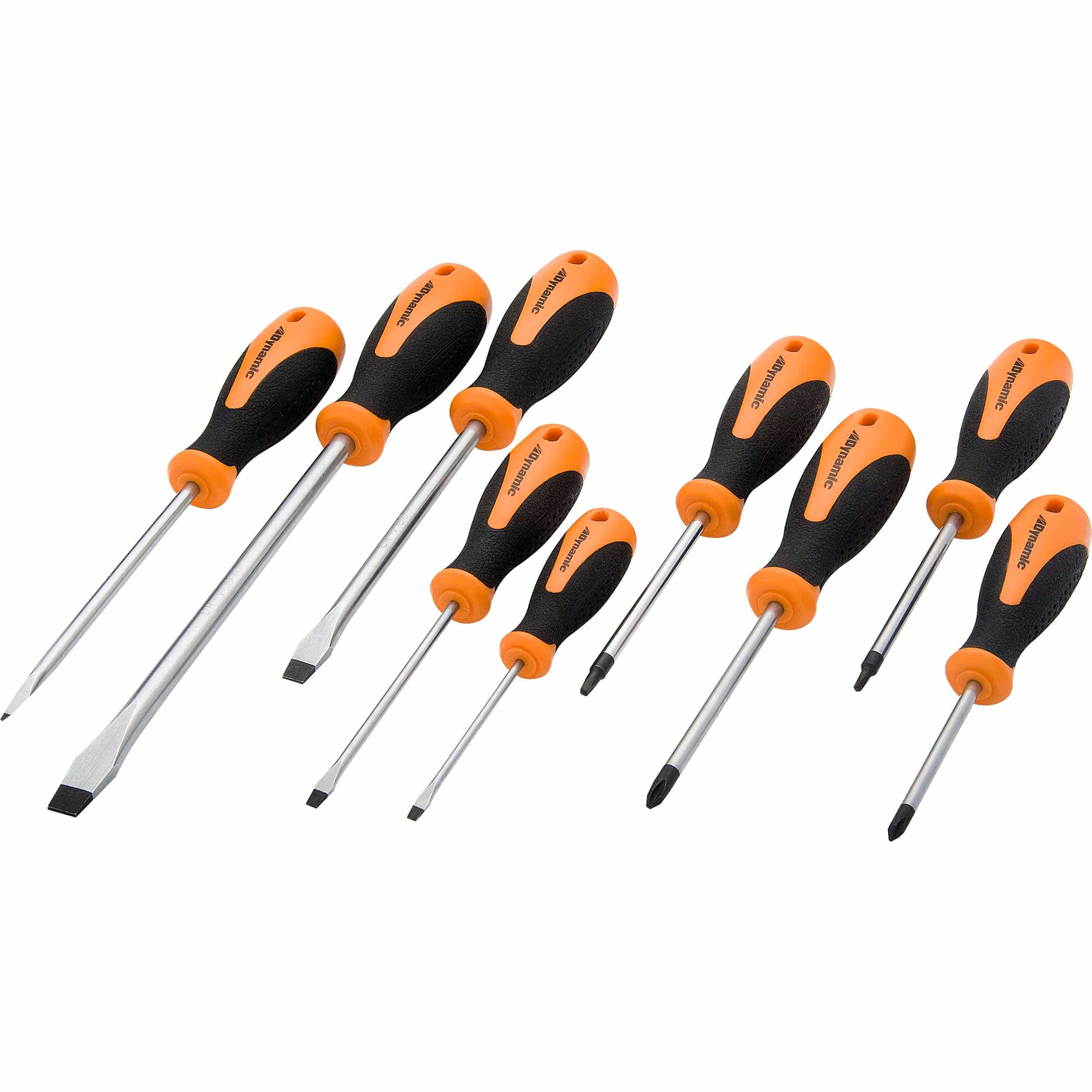 Assorted Screwdriver Set with Comfort Grip Handles, 9pc