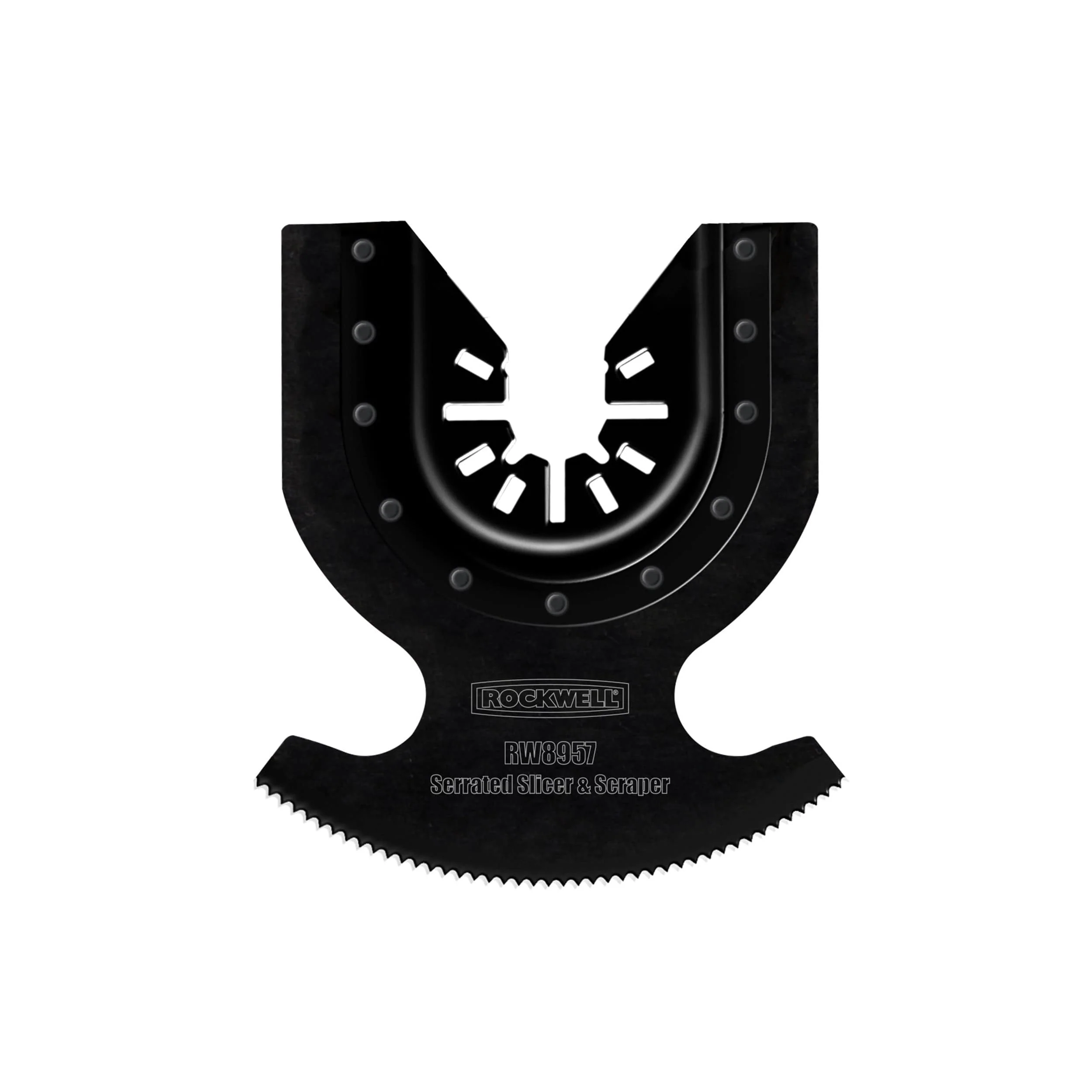 Sonicrafter Serrated Slicer & Scraper Blade, Model RW8957 - Image 1