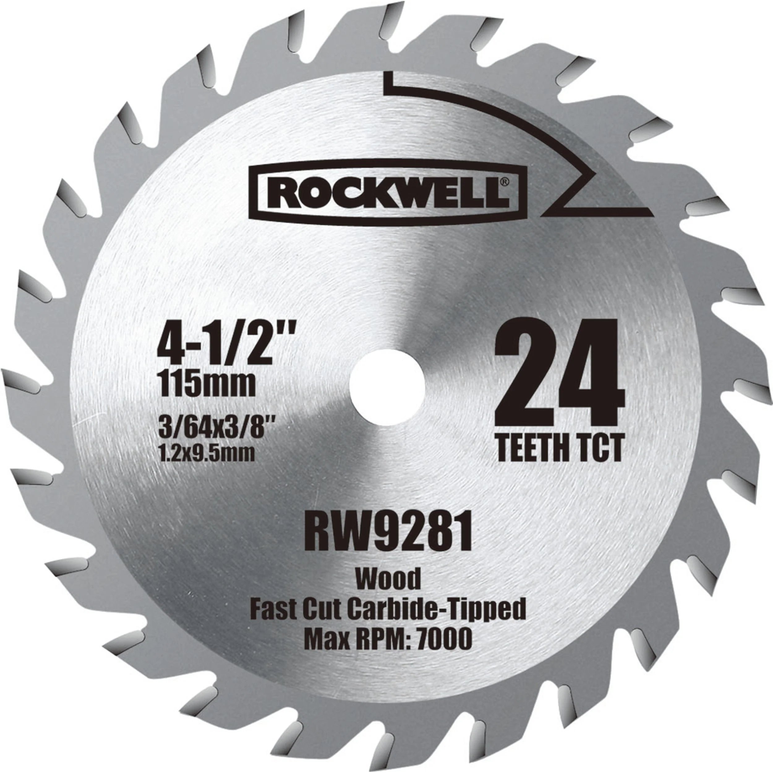 4-1/2″ Compact TCT Circular Saw Blade, Model RW9281