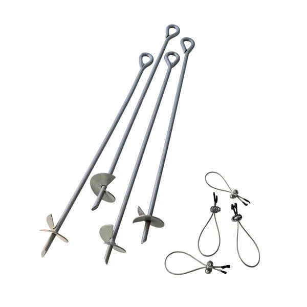 ShelterAuger Earth Anchors 30 in. – 4 Piece Set