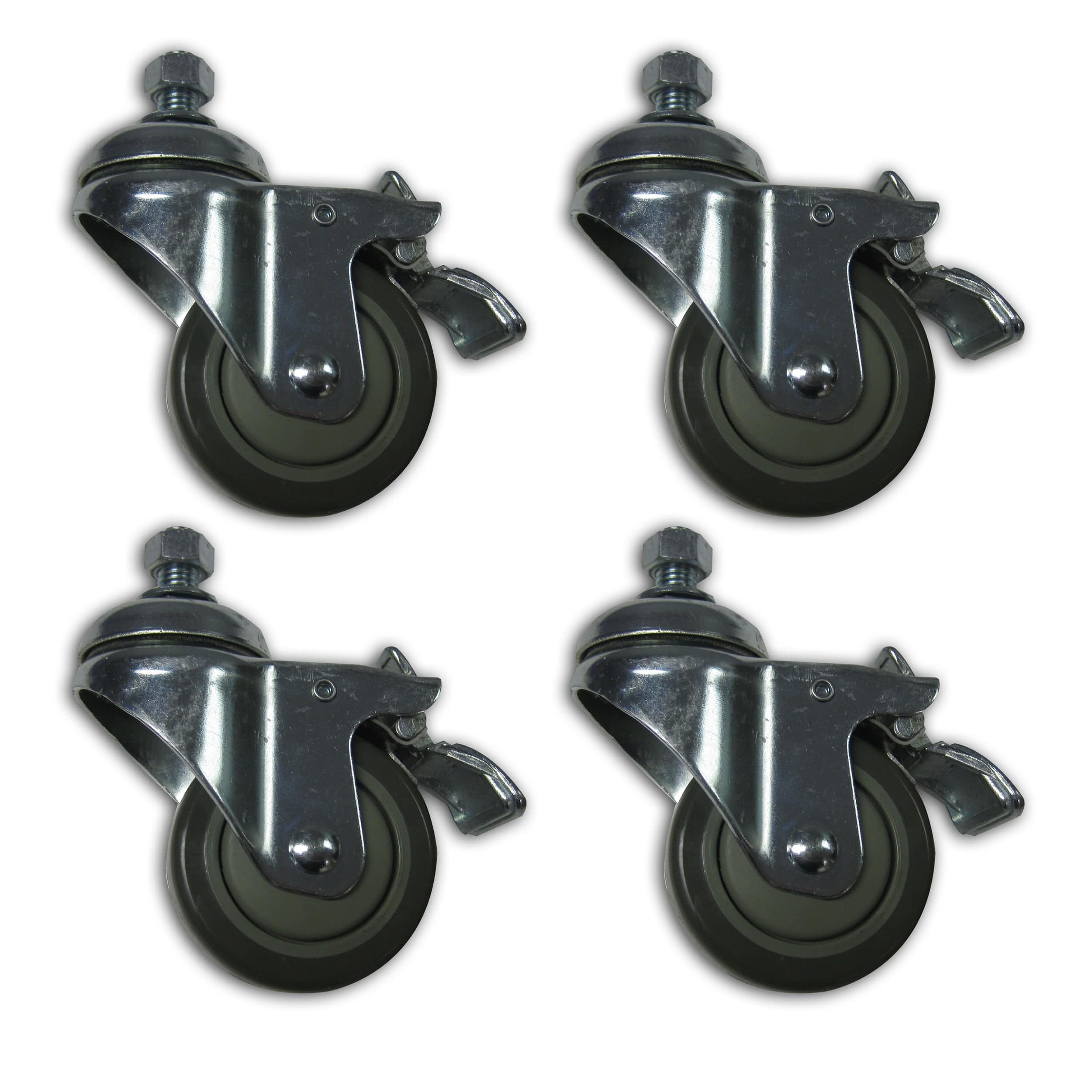 Swivel and Lock Casters - 4 Piece Set - Image 1