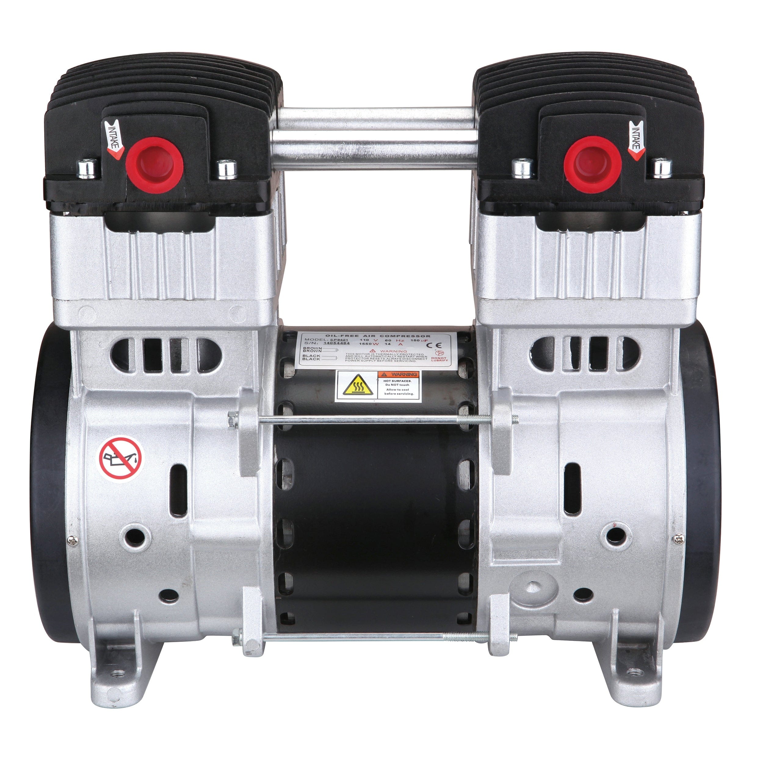 SP-9421 2 HP Ultra Quiet and Oil-Free Air Compressor Motor - 220V - 60Hz - Image 1
