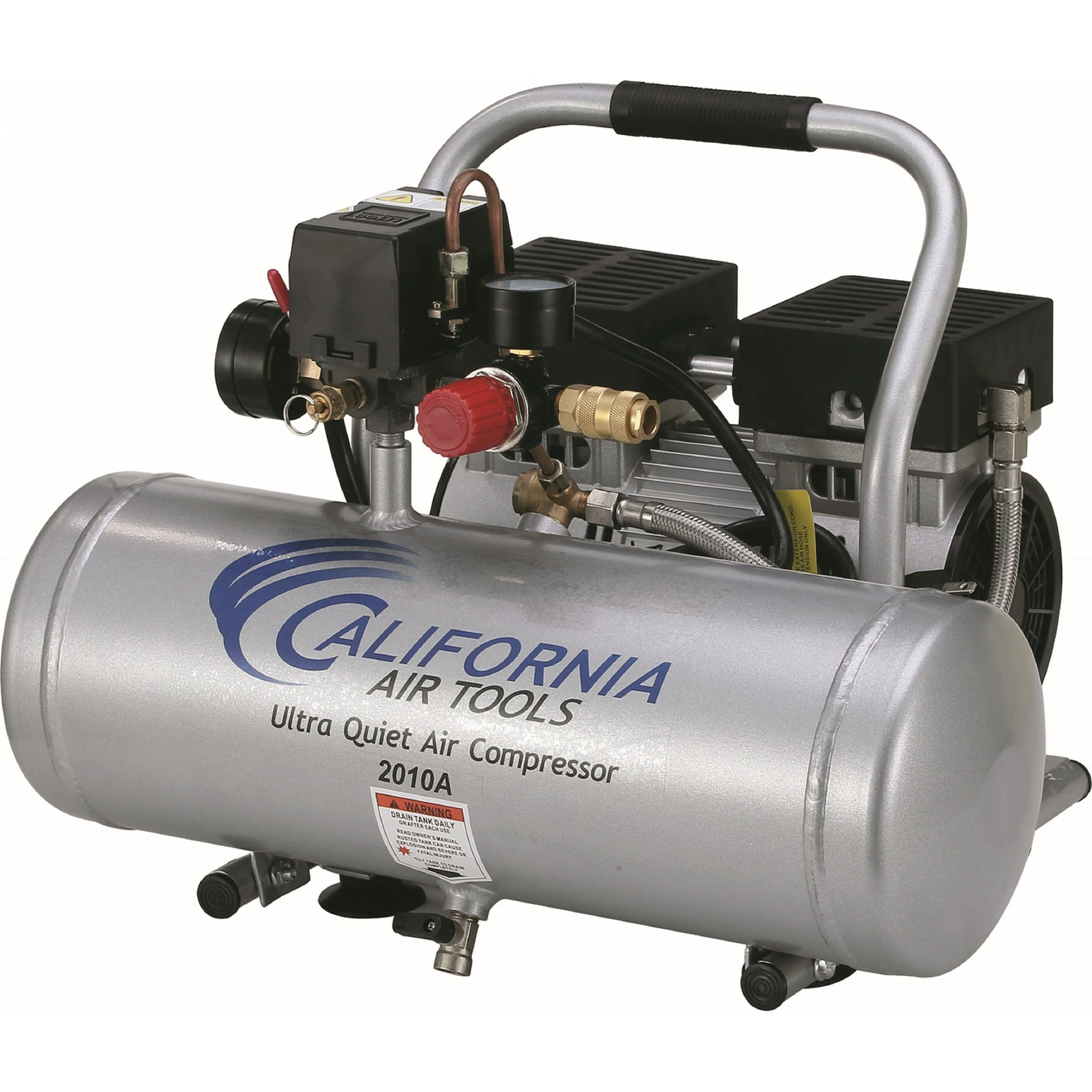 1HP 2 Gallon Oil-Free Aluminum Tank Air Compressor – Ultra Quiet
