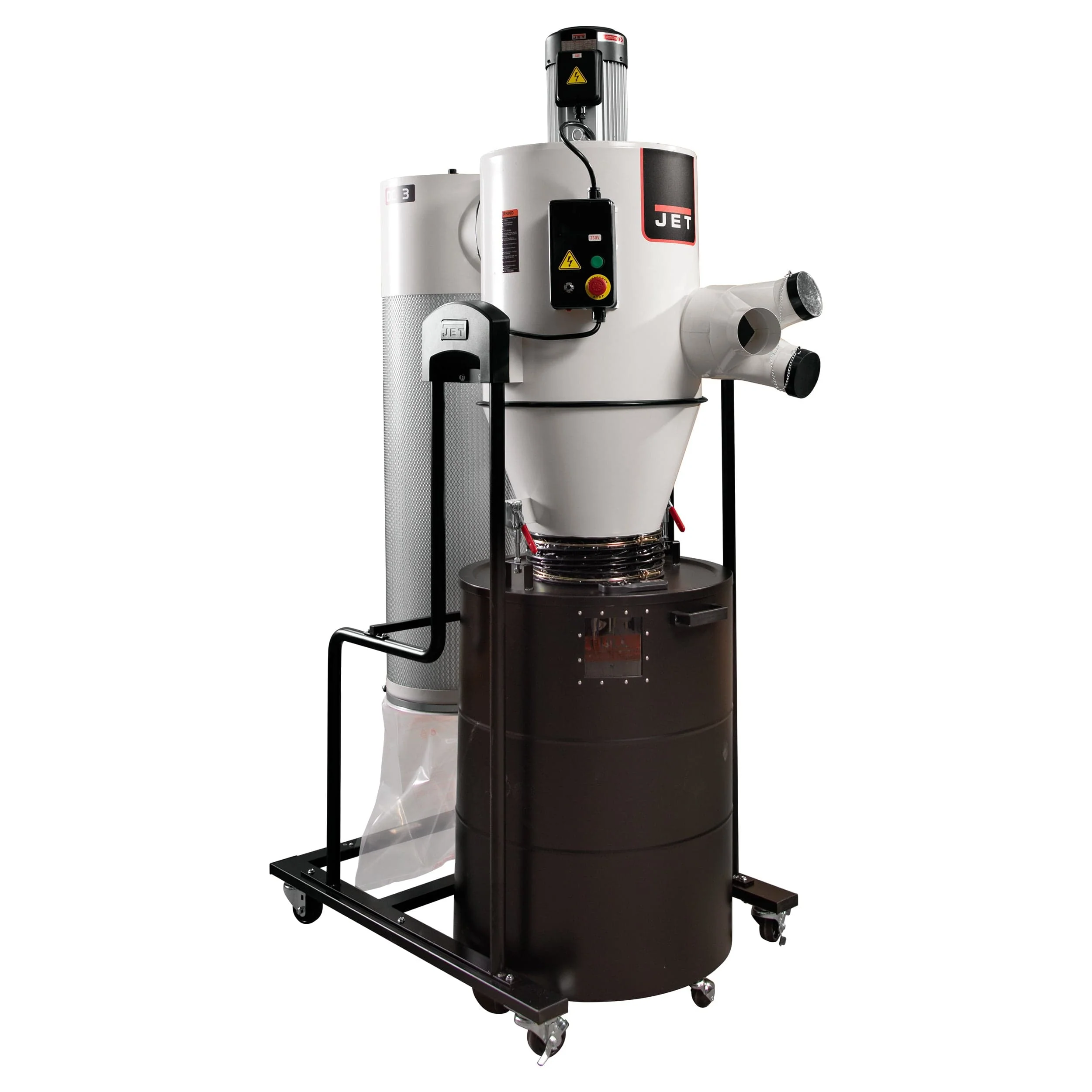 Cyclone Dust Collector with 2-Micron Canister Filter – 3 HP 1 Ph 230V – JCDC-3