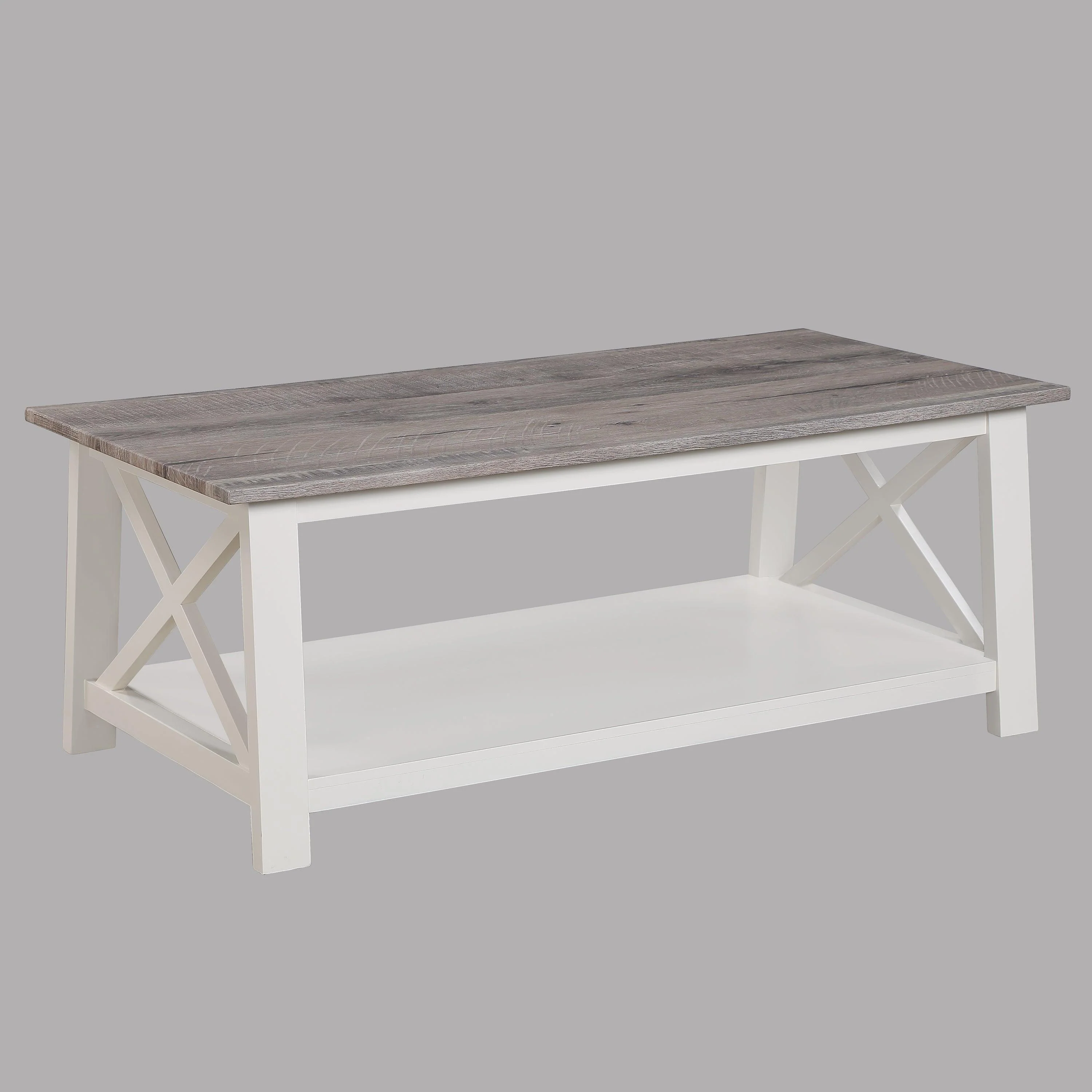 Thelma Beige Gray Coffee Table Set - Image 2