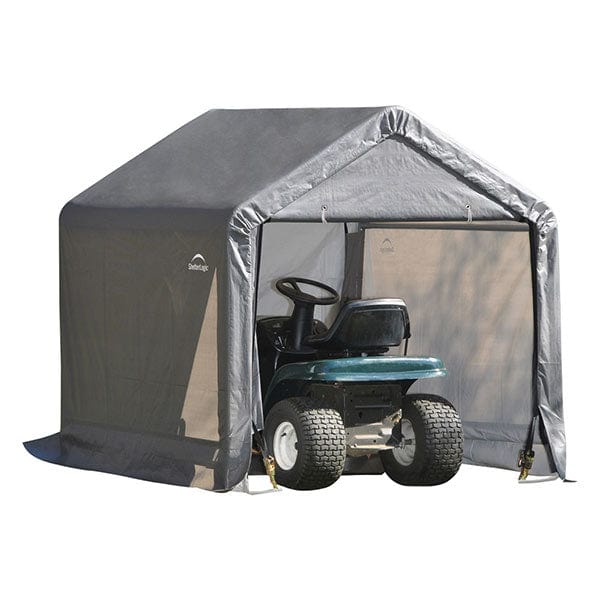 Shed-in-a-Box 6′ x 6′ x 6′, Peak Style, Gray