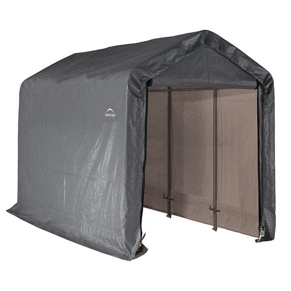 Shed-in-a-Box 6′ x 12′ x 8′, Peak Style, Gray