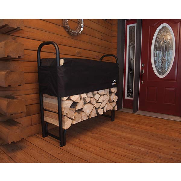 Firewood Rack-in-a-Box Heavy Duty with Cover, 4' - Image 2