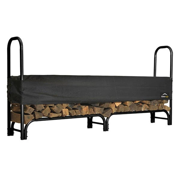 Firewood Rack-in-a-Box Heavy Duty with Cover, 8' - Image 1