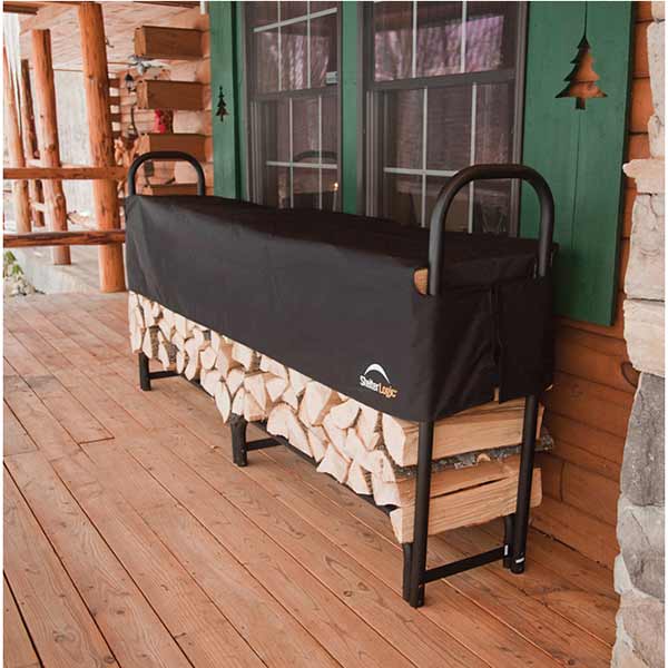 Firewood Rack-in-a-Box Heavy Duty with Cover, 8' - Image 2