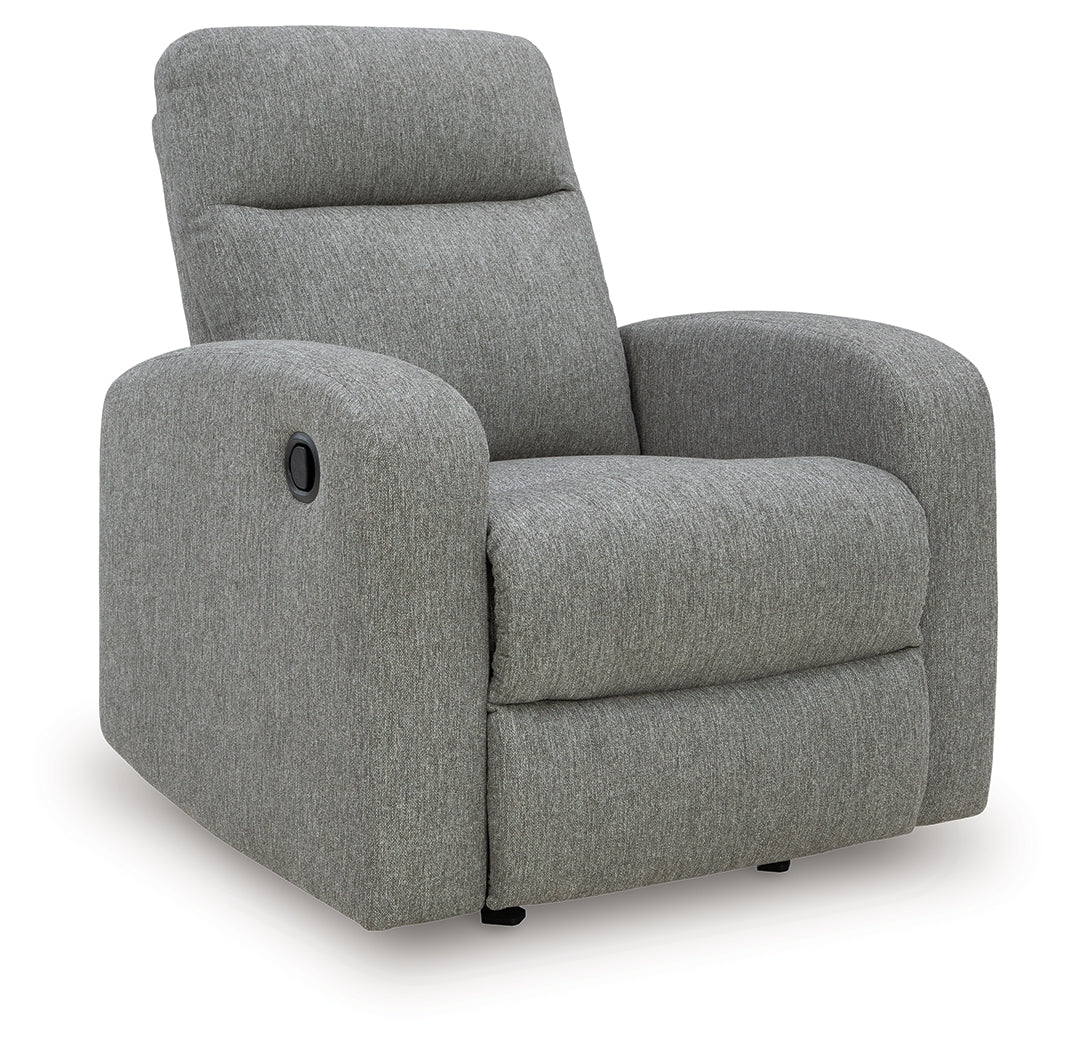 Gauntlet Sterling Chenille Recliner - Image 2
