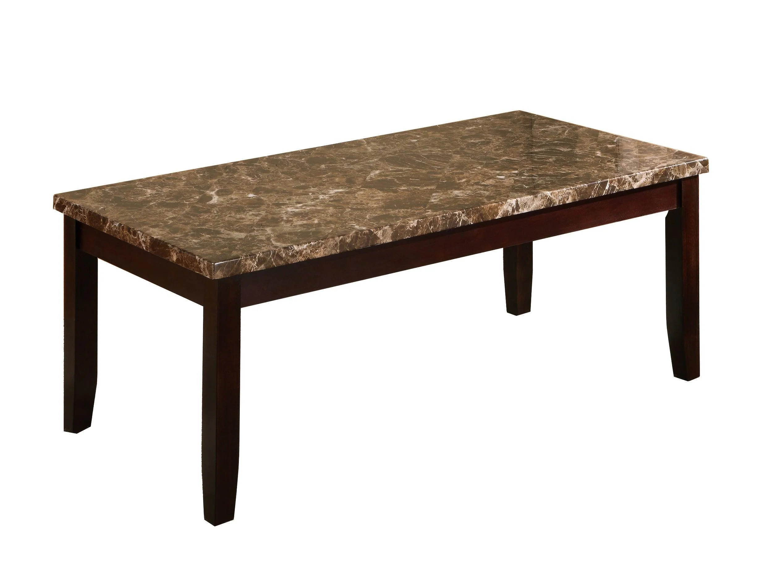 Ferrara Dark Brown 3-Piece Coffee Occasional Table Set - Image 2