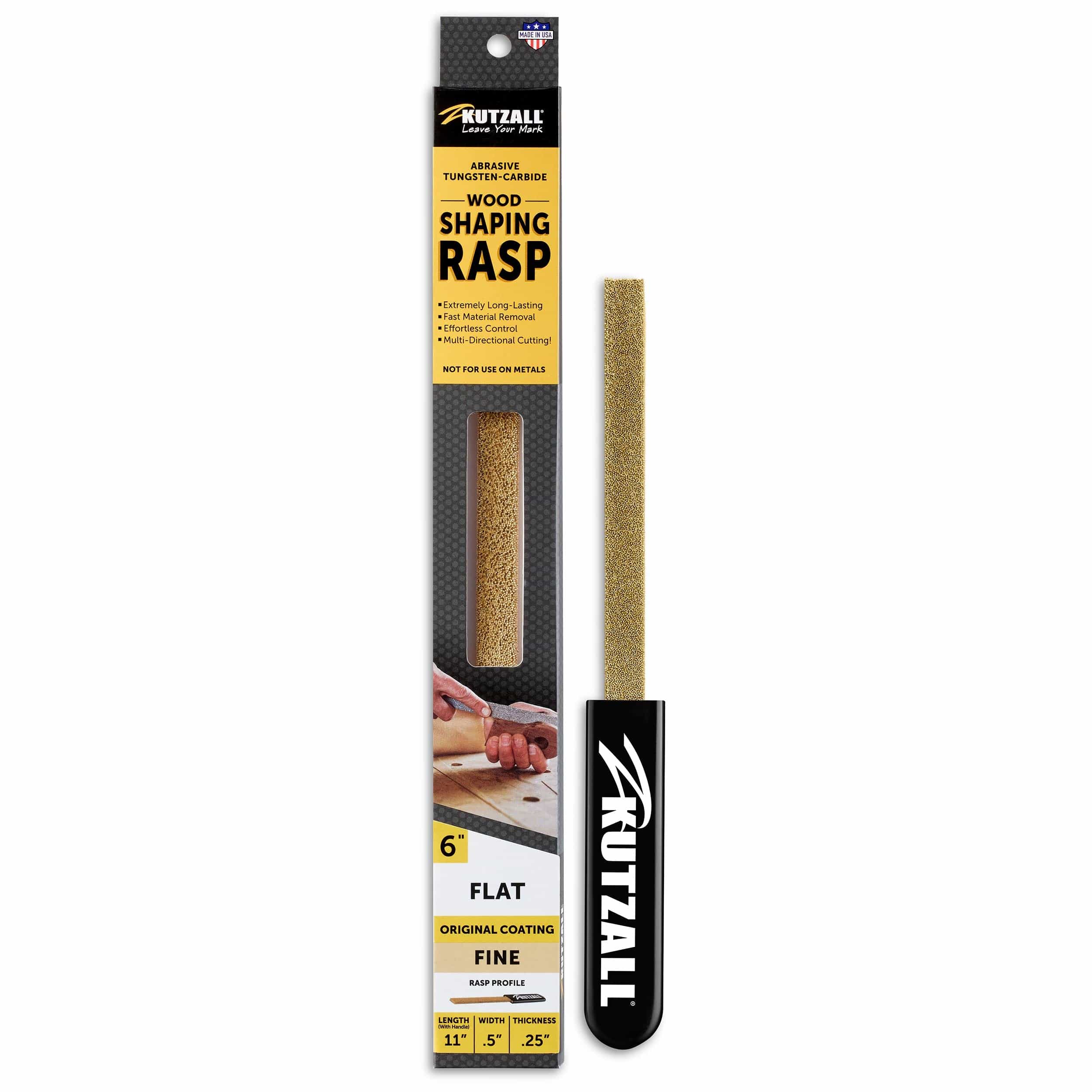 Original Flat Hand Rasp - 6" - Fine - Image 2