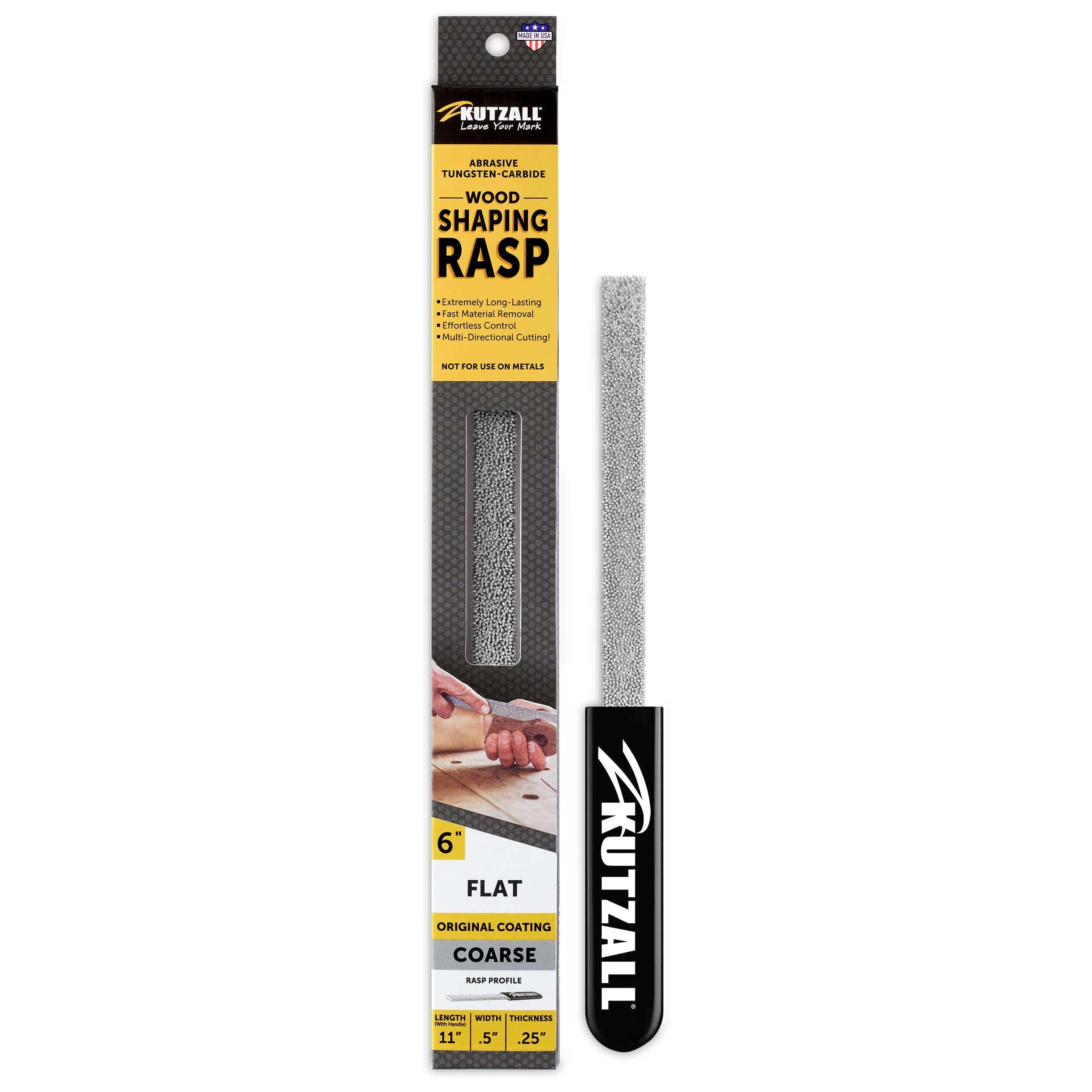 Original Flat Hand Rasp - 6" - Coarse - Image 2