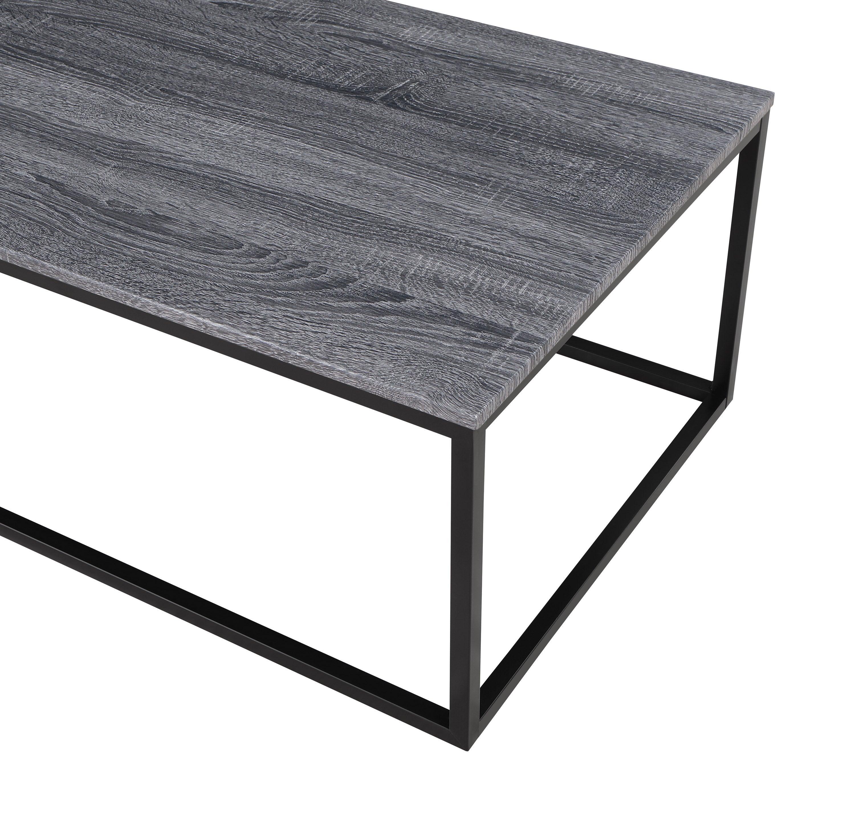 Adola Gray 3 PK Nesting Coffee Table - Image 3