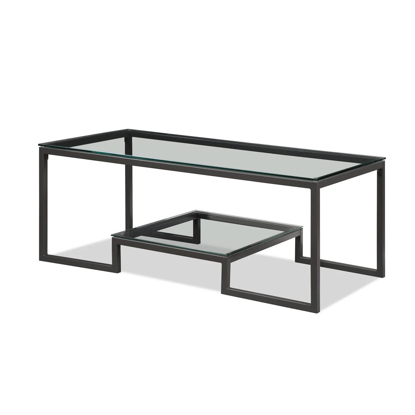 Carter Gray Glass 3-Piece Coffee Table Set - Image 2
