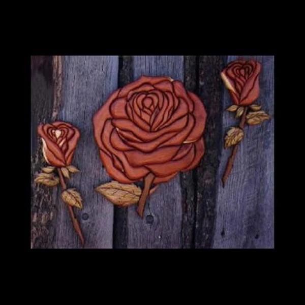 Roses Intarsia Pattern - Image 1