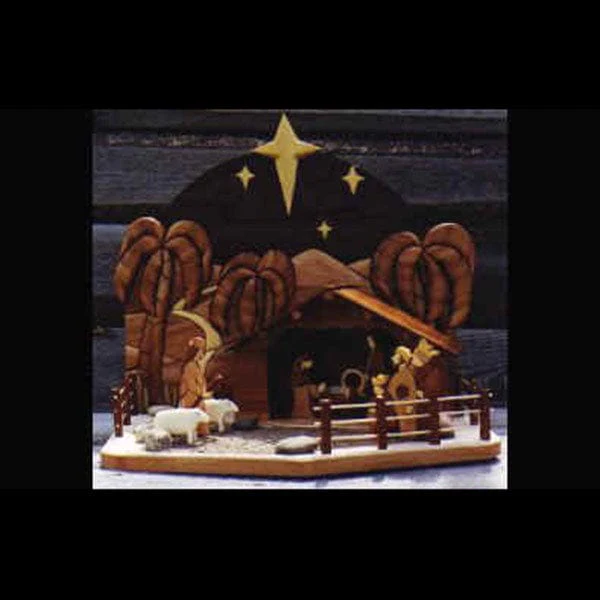 Nativity Scene Intarsia Pattern - Image 1