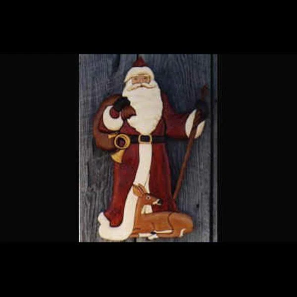 Father Christmas Intarsia Pattern - Image 1