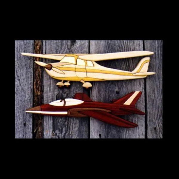 Airplanes Intarsia Pattern - Image 1